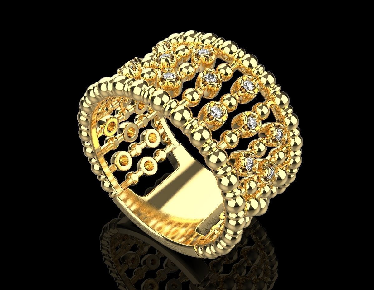 Gabriel ring  3D print model_1