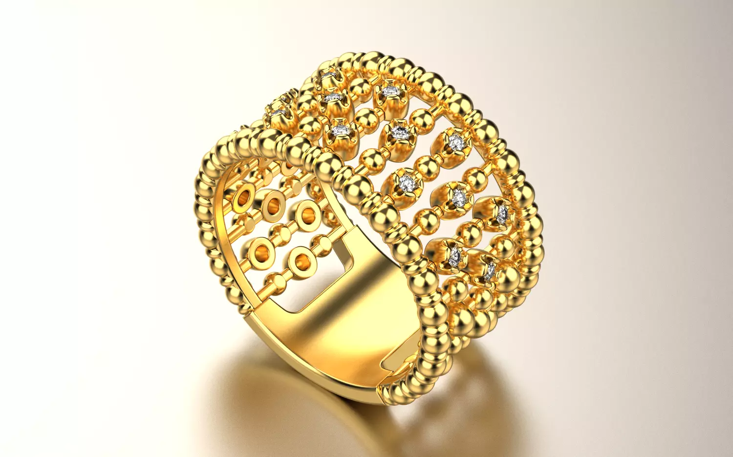 Gabriel ring  3D print model_0