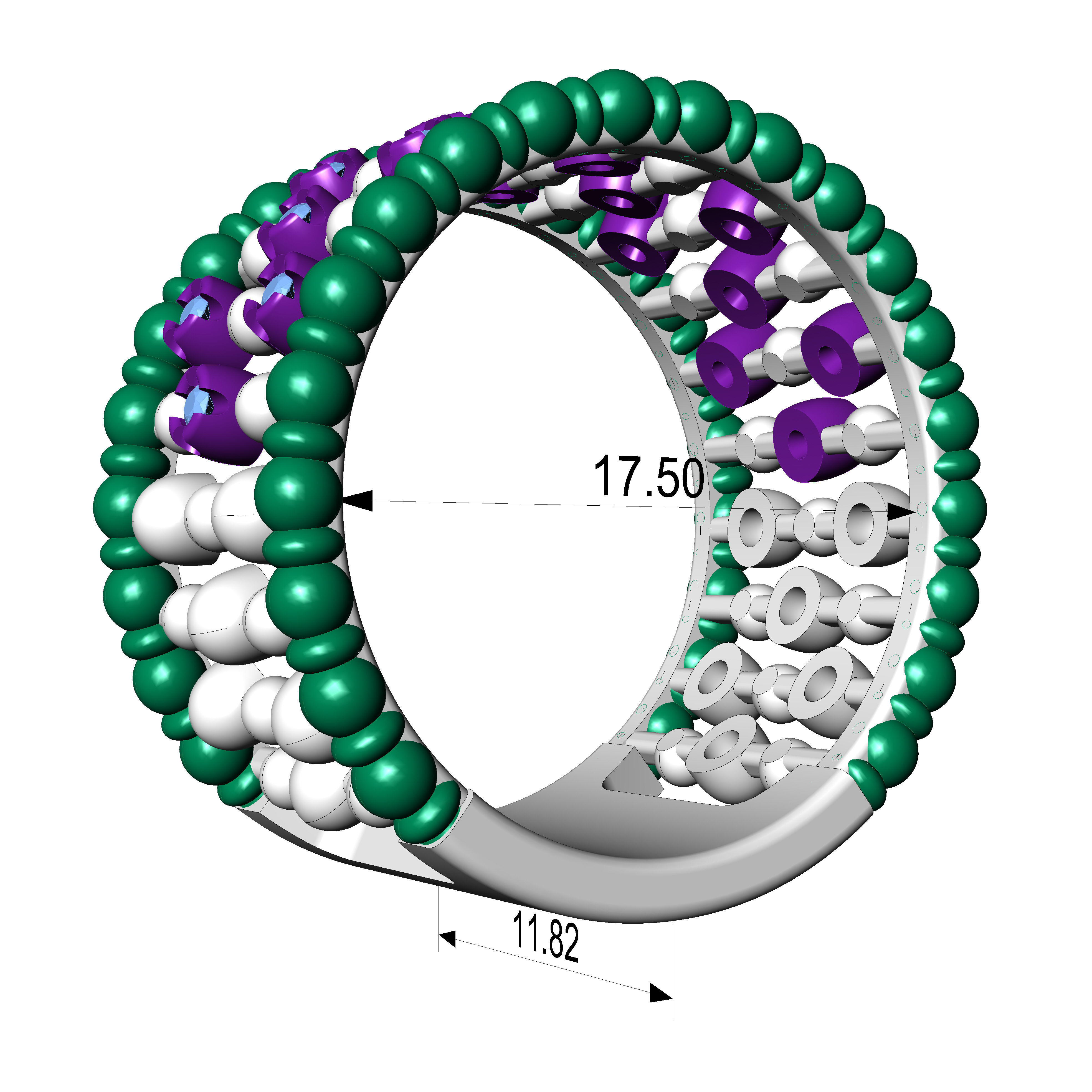 Gabriel ring  3D print model_3