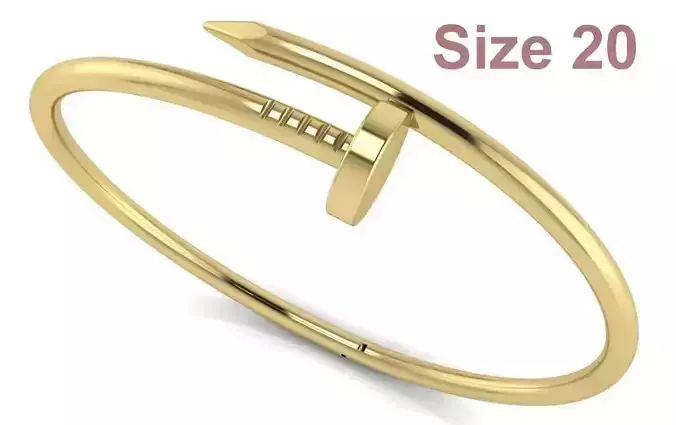 Bracelet Size 20 Just Un Clou 3D print model