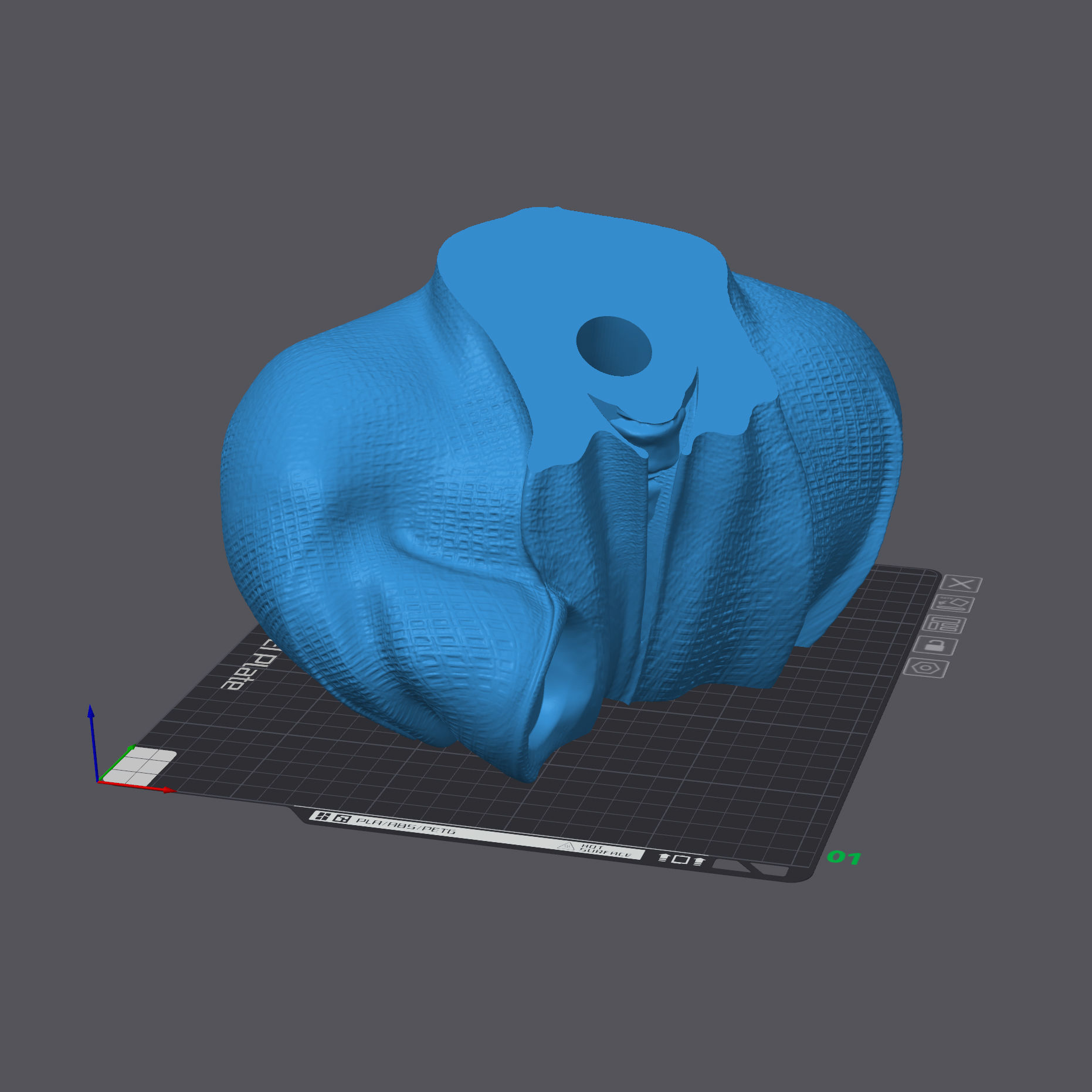 Skull with cloak and collar as a wall lamp  closed eyes 3D print model_12