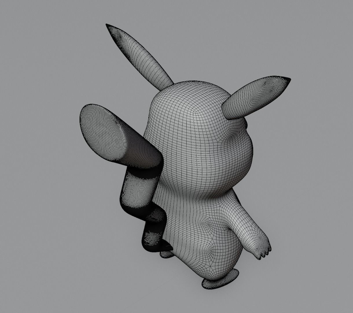 Pikachu 3D model for 3D print 3D print model_14