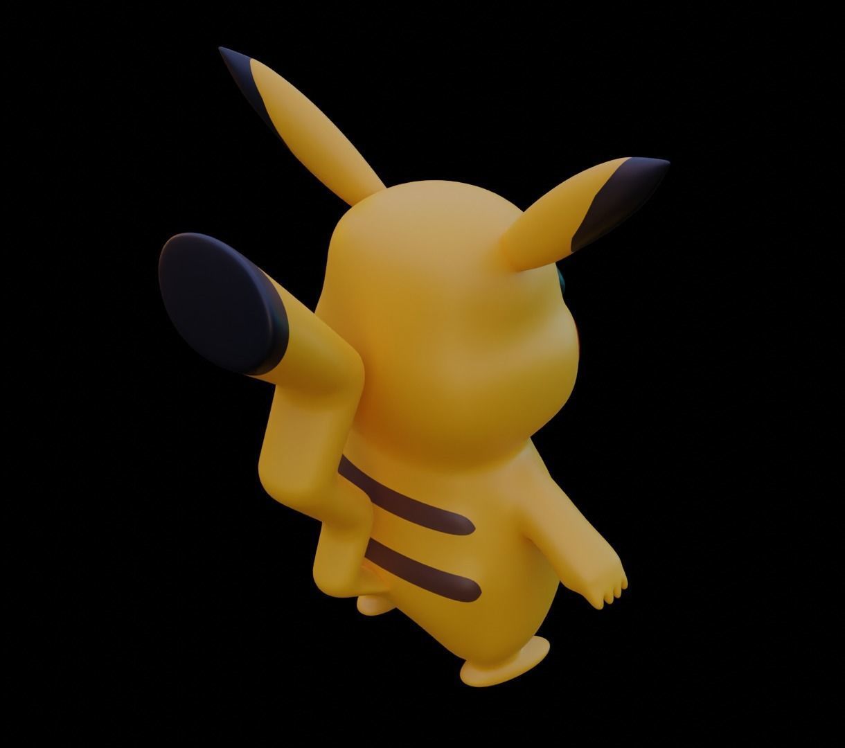 Pikachu 3D model for 3D print 3D print model_6