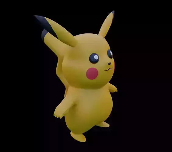 Pikachu 3D model for 3D print