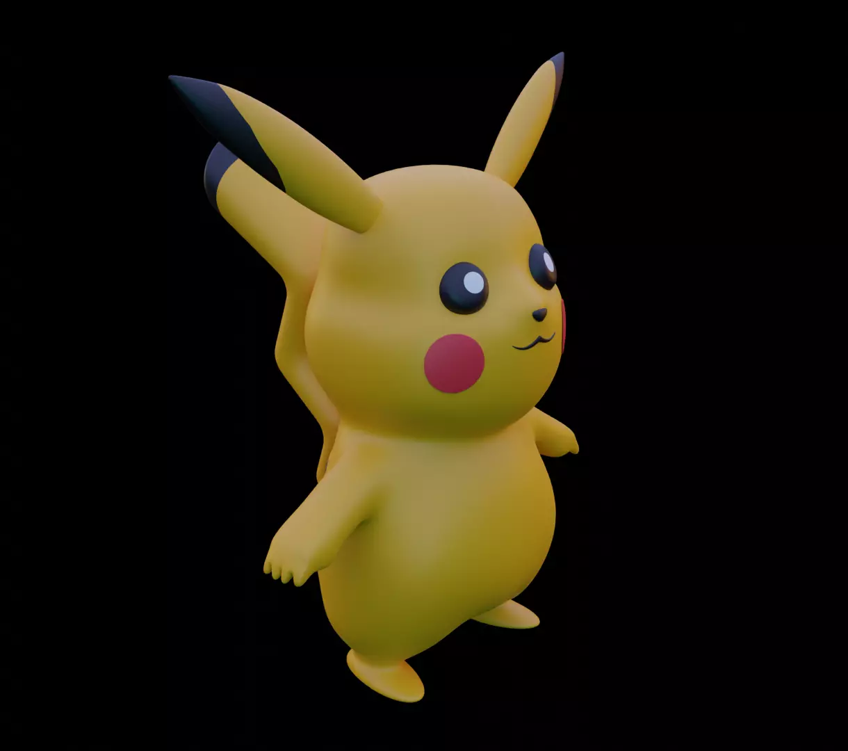 Pikachu 3D model for 3D print 3D print model_0