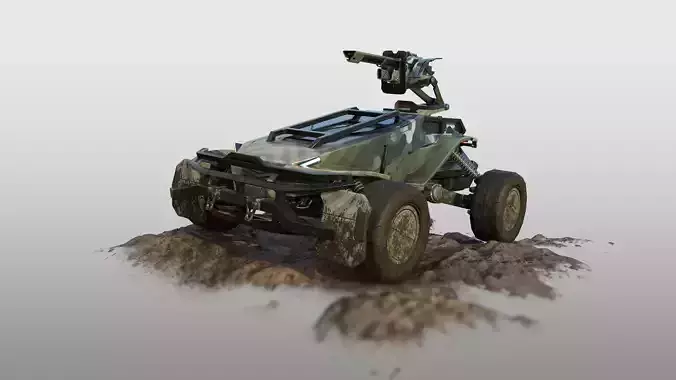 Centurion Car - Futuristic SCI-FI Asset for AAA Games