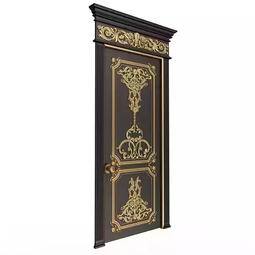 Carved Door Classic 0802 Black