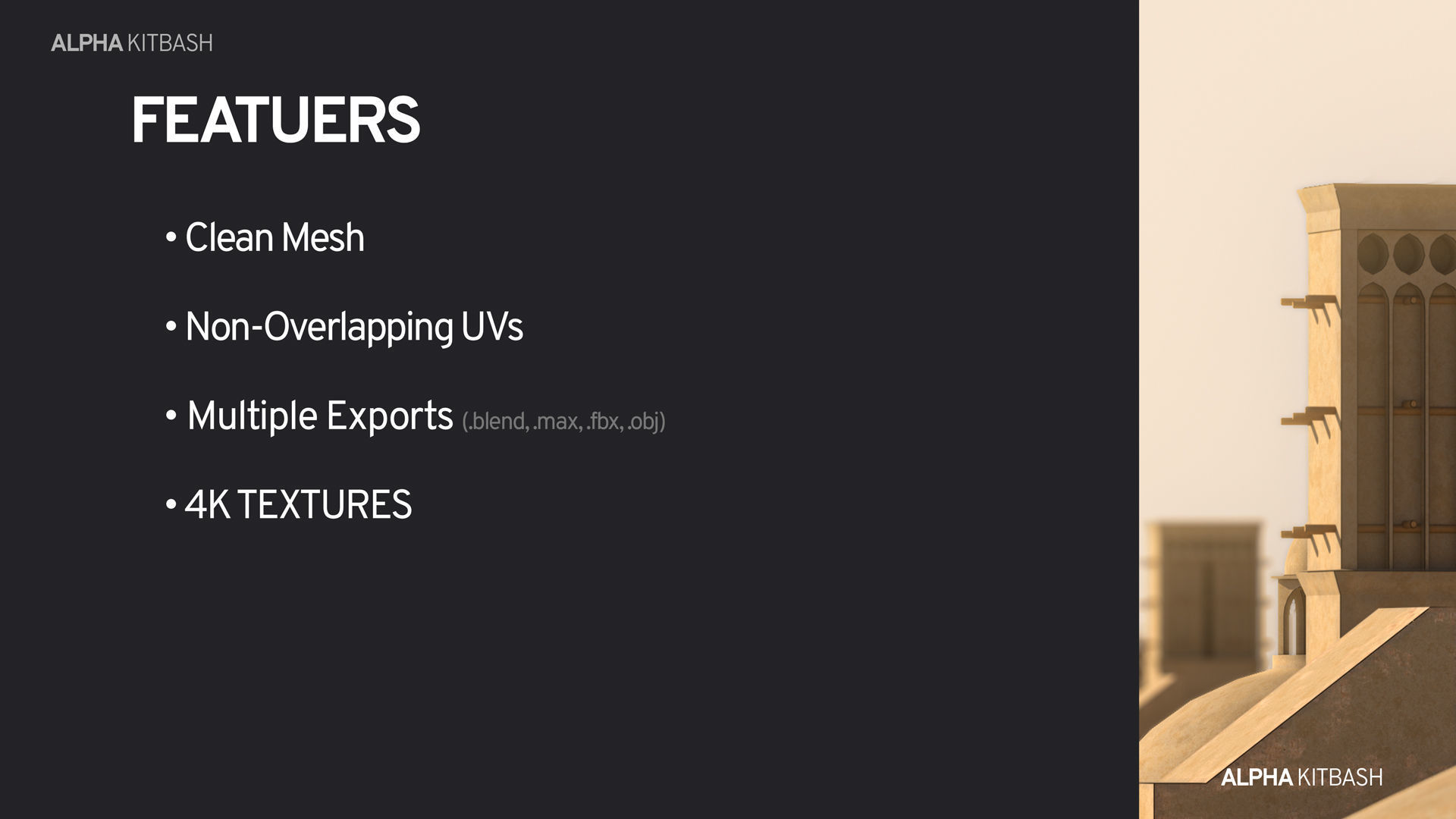 Middle East Kitbash 3D model_14