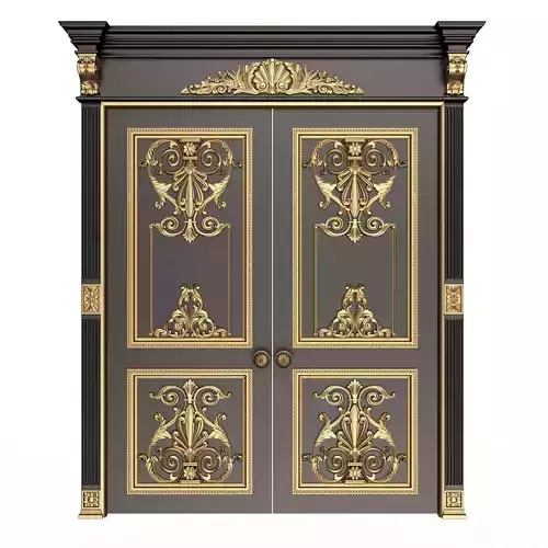 Carved Door Classic 0901 Black