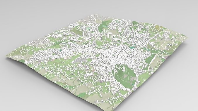Cityscape Campobasso Italy 3D model 4