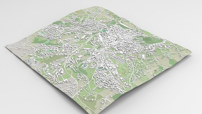 Cityscape Campobasso Italy 3D model 6