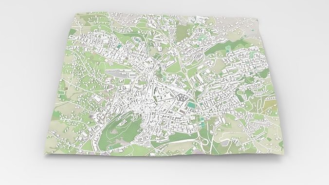 Cityscape Campobasso Italy 3D model 7