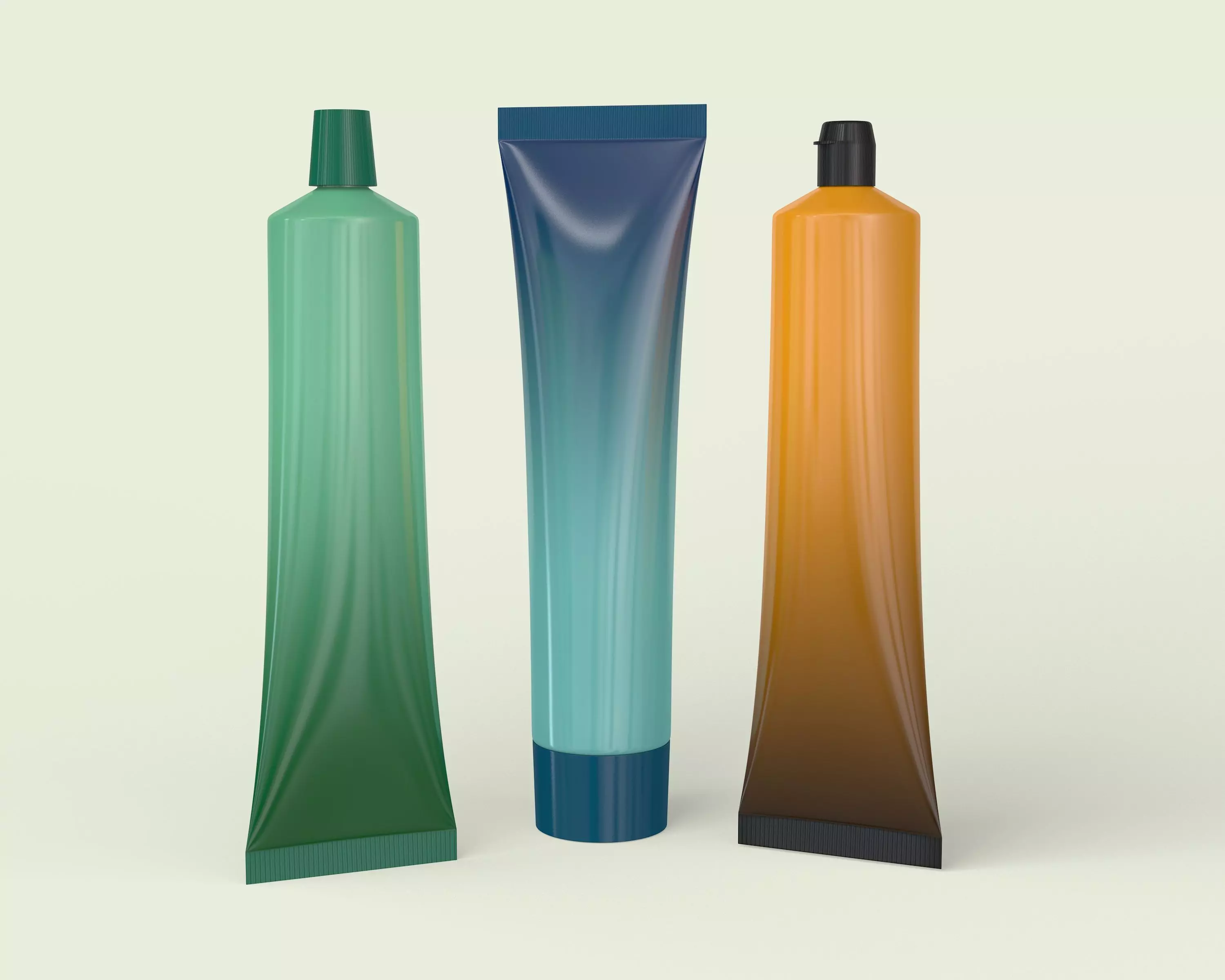 Tube Paste Set 3D model_0