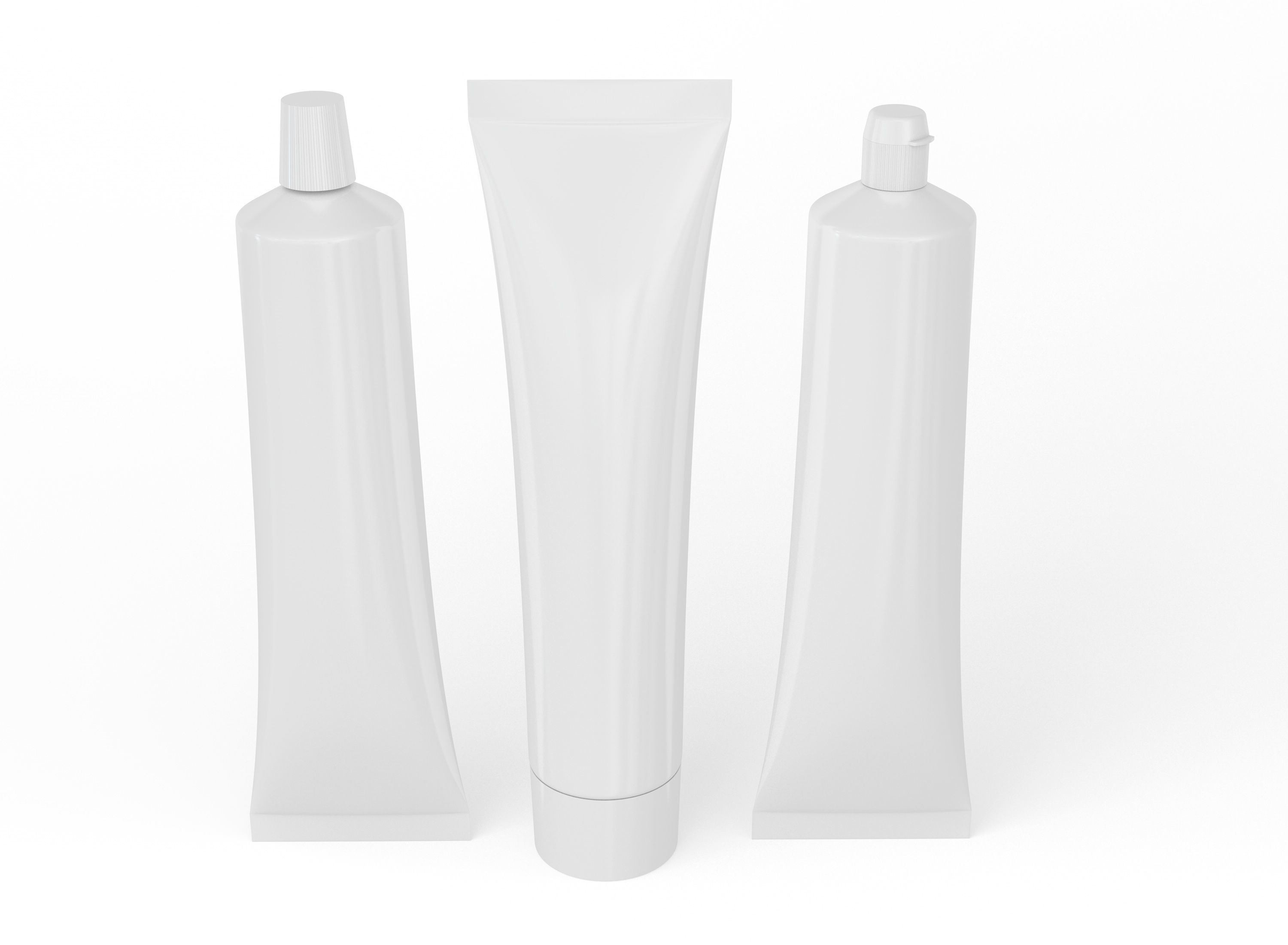 Tube Paste Set 3D model_3