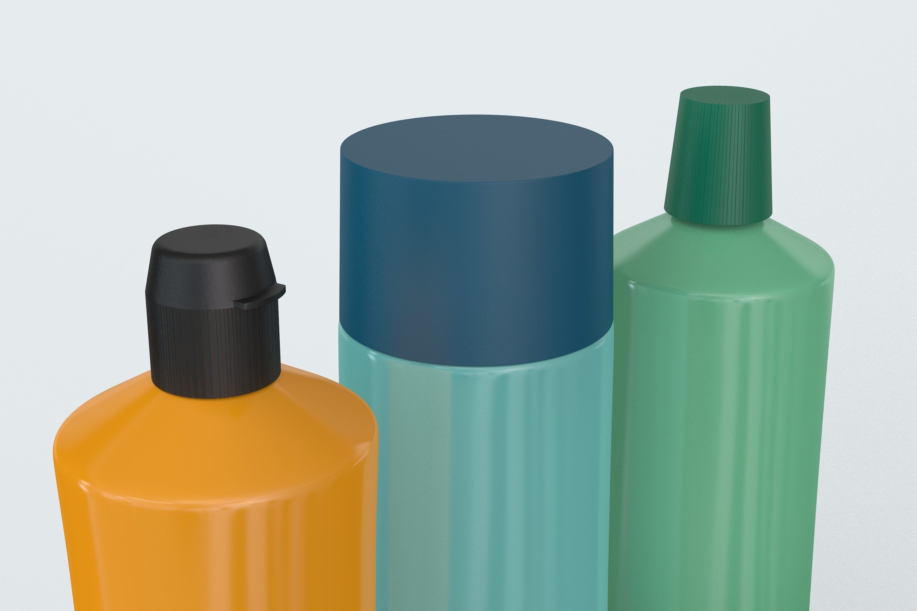 Tube Paste Set 3D model_6