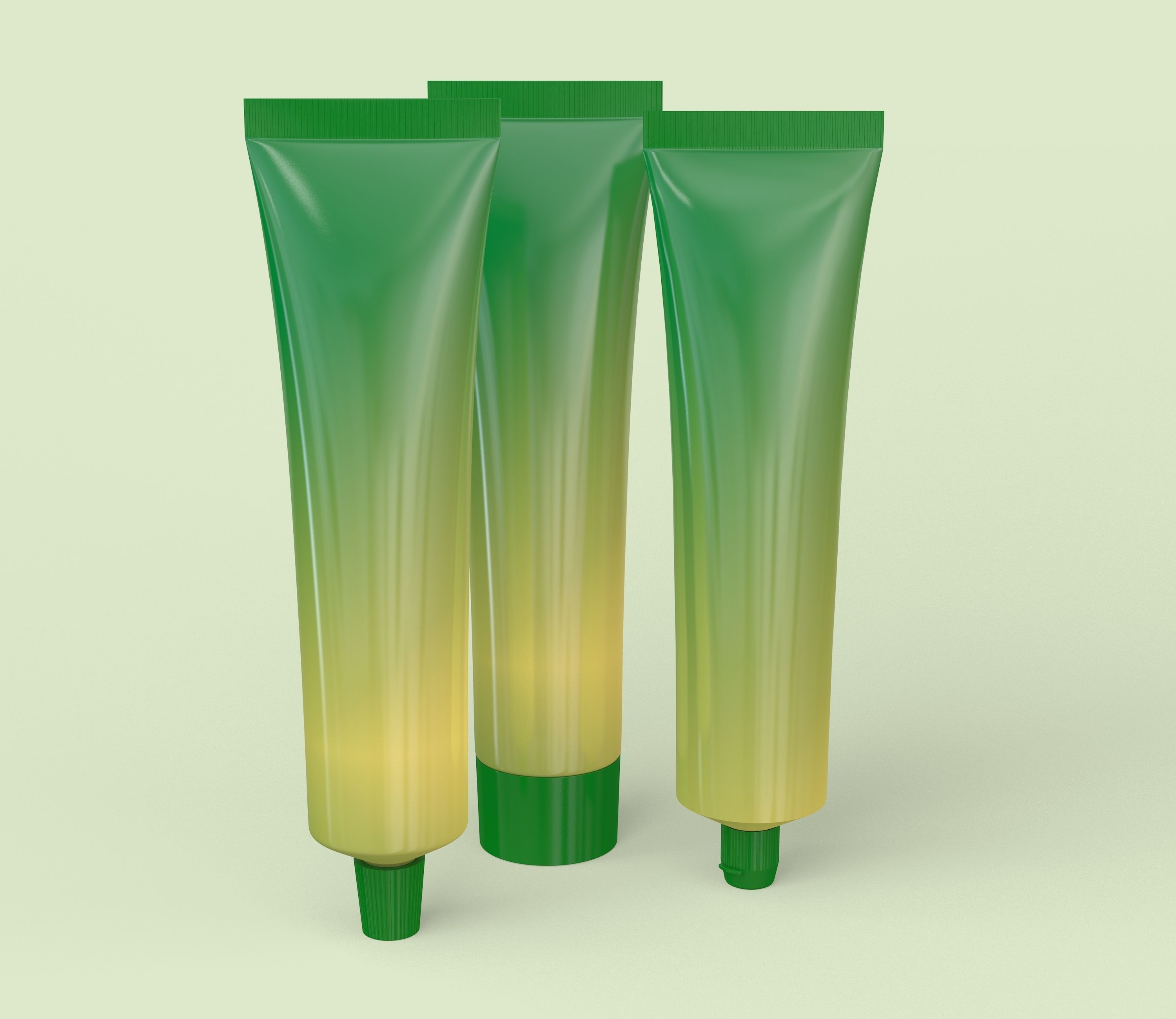Tube Paste Set 3D model_5