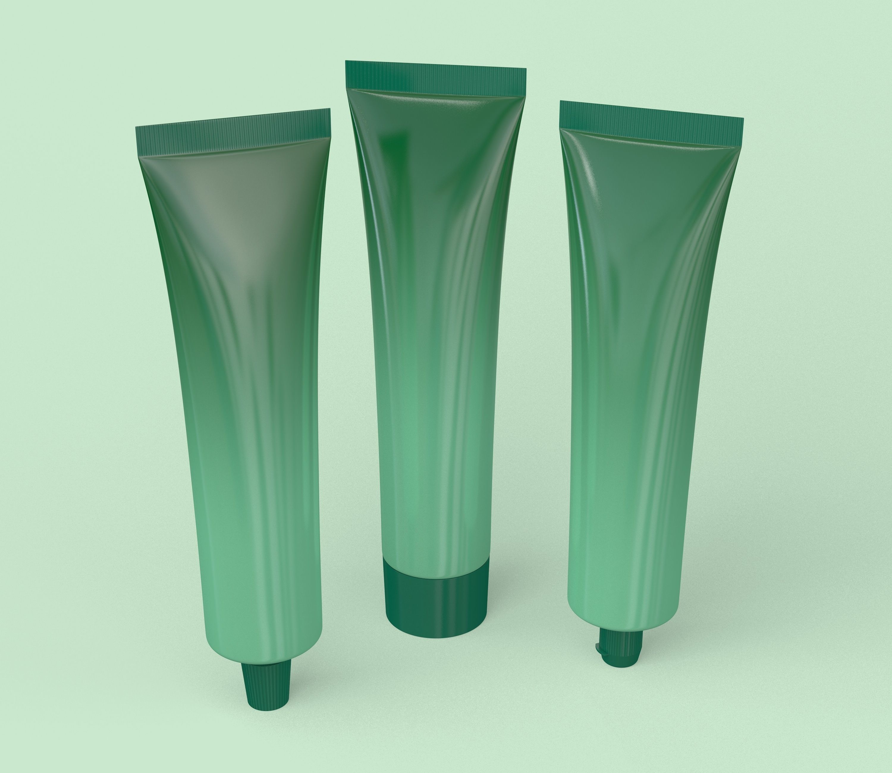 Tube Paste Set 3D model_2