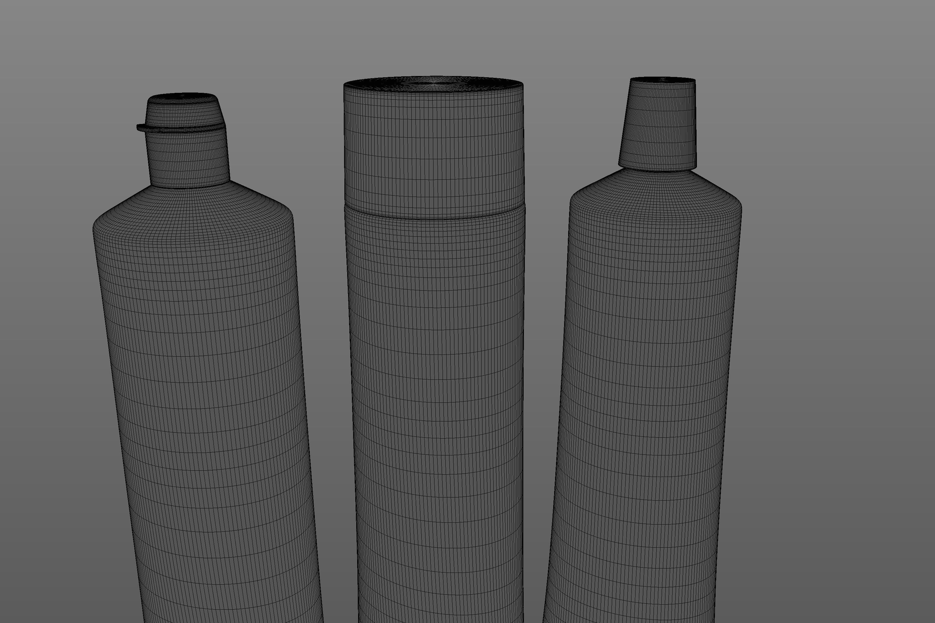 Tube Paste Set 3D model_7
