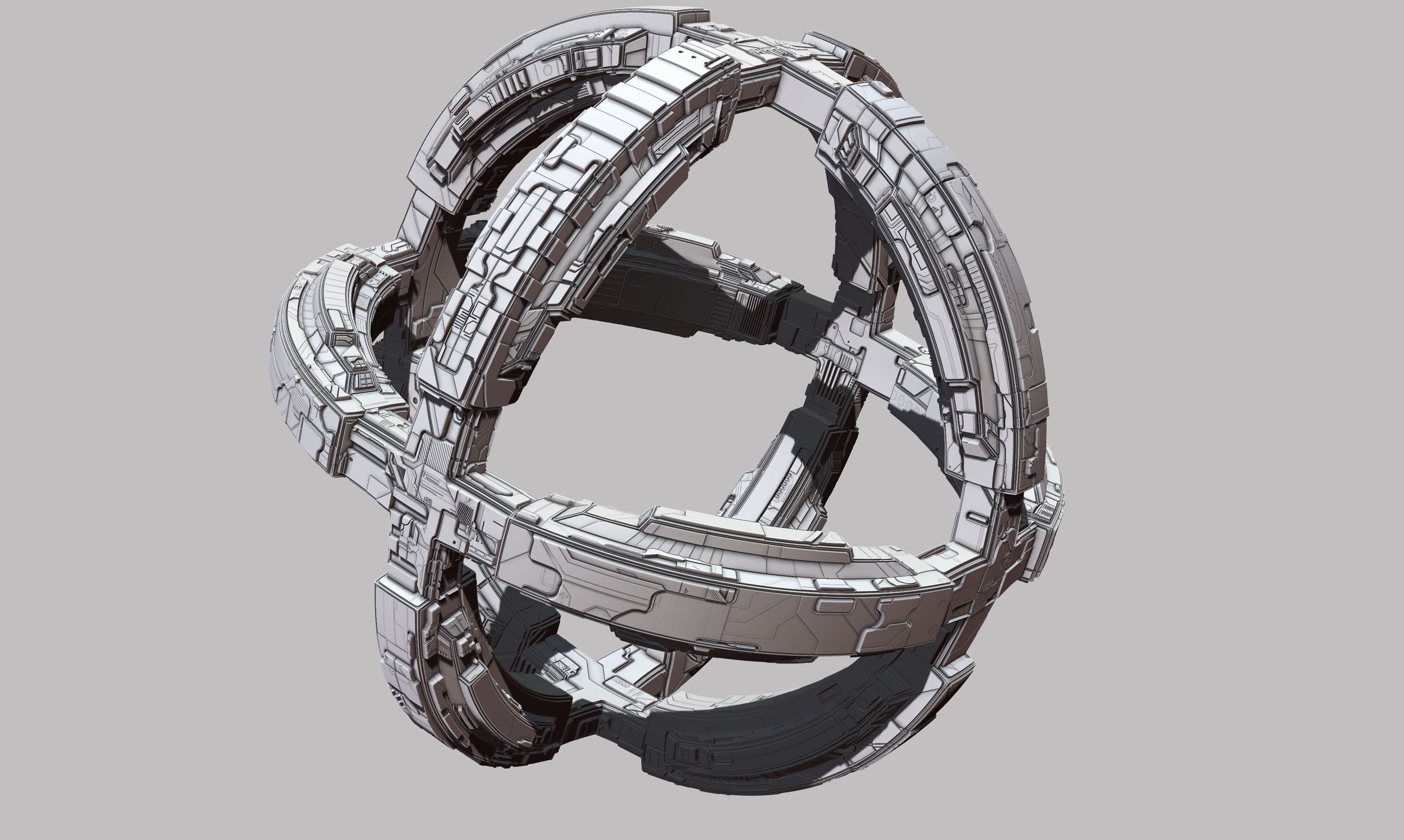 space equipment node 00222 3D model_2