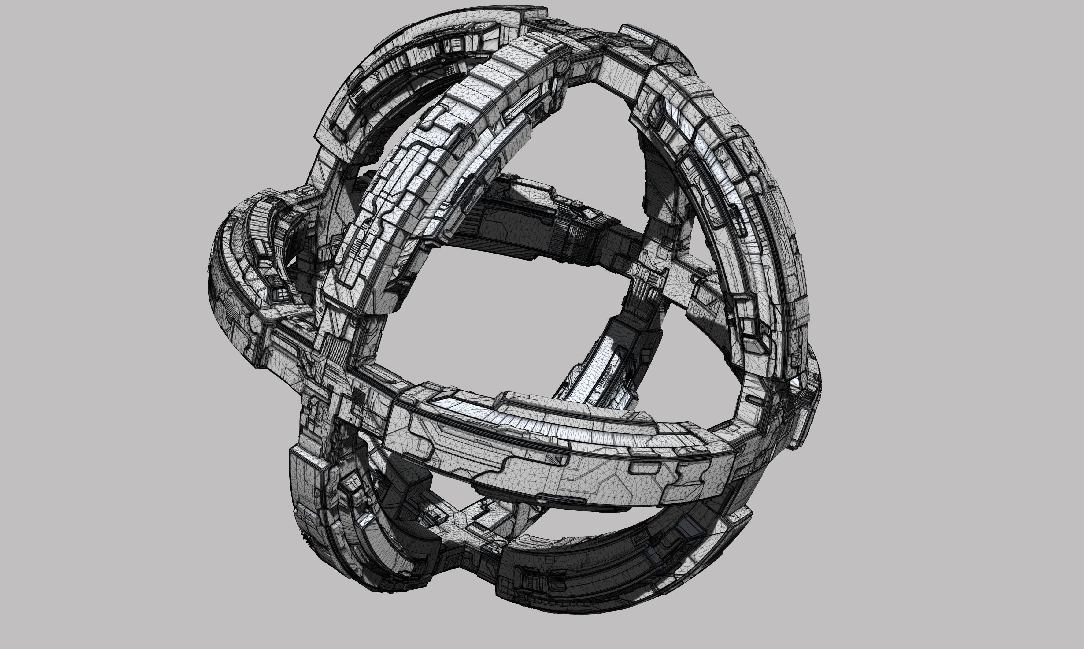 space equipment node 00222 3D model_3