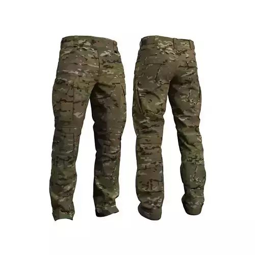 Crye Precision G4 Combat Pants - Marvelous Designer 3D model