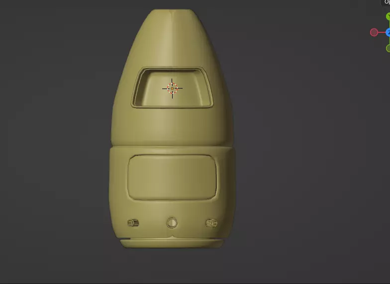 Plane Body 3D model_0