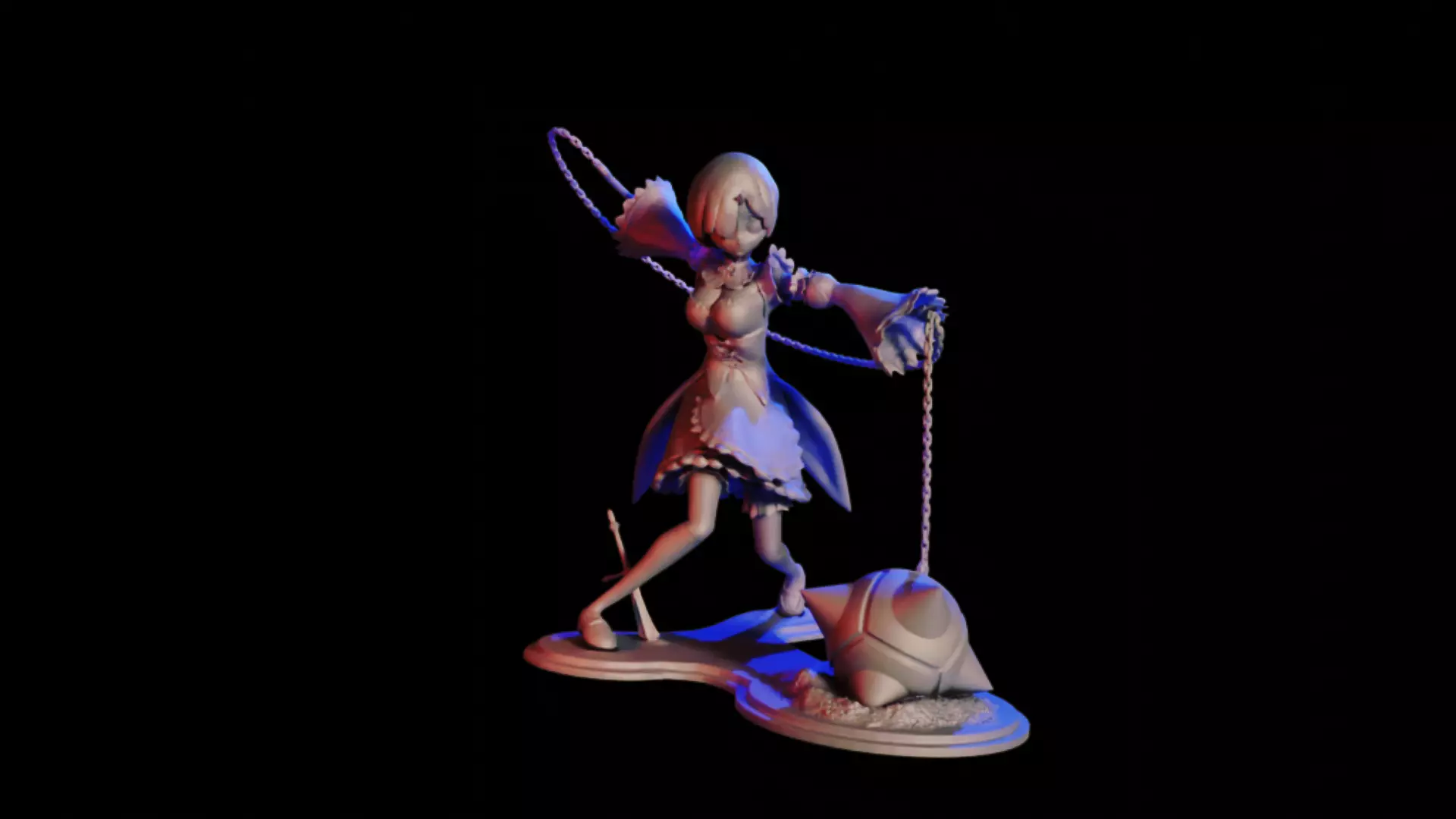 Rem from Re Zero 3D print model