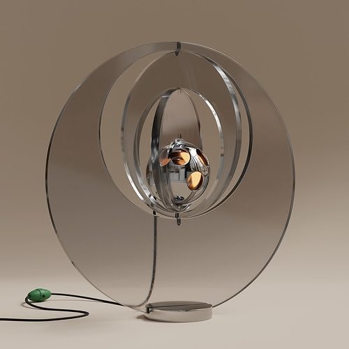 satelite designer Lamp  3D model