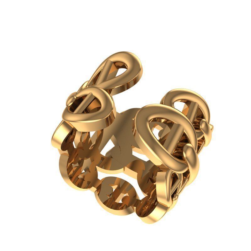Chain Ring 3D print model_4
