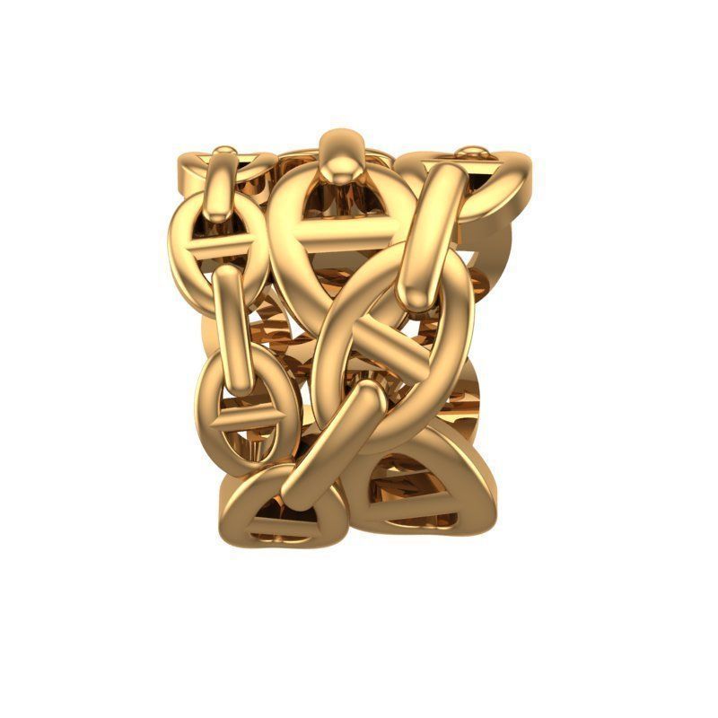 Chain Ring 3D print model_3