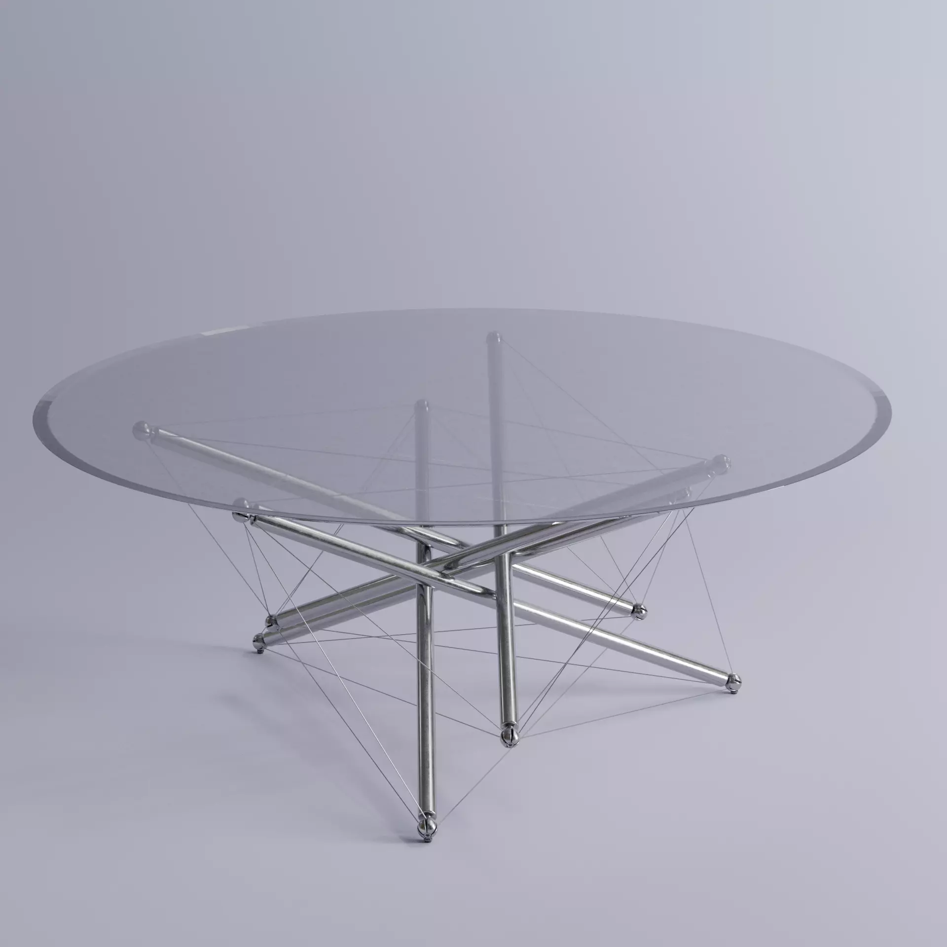 714 designer table 3D model_0