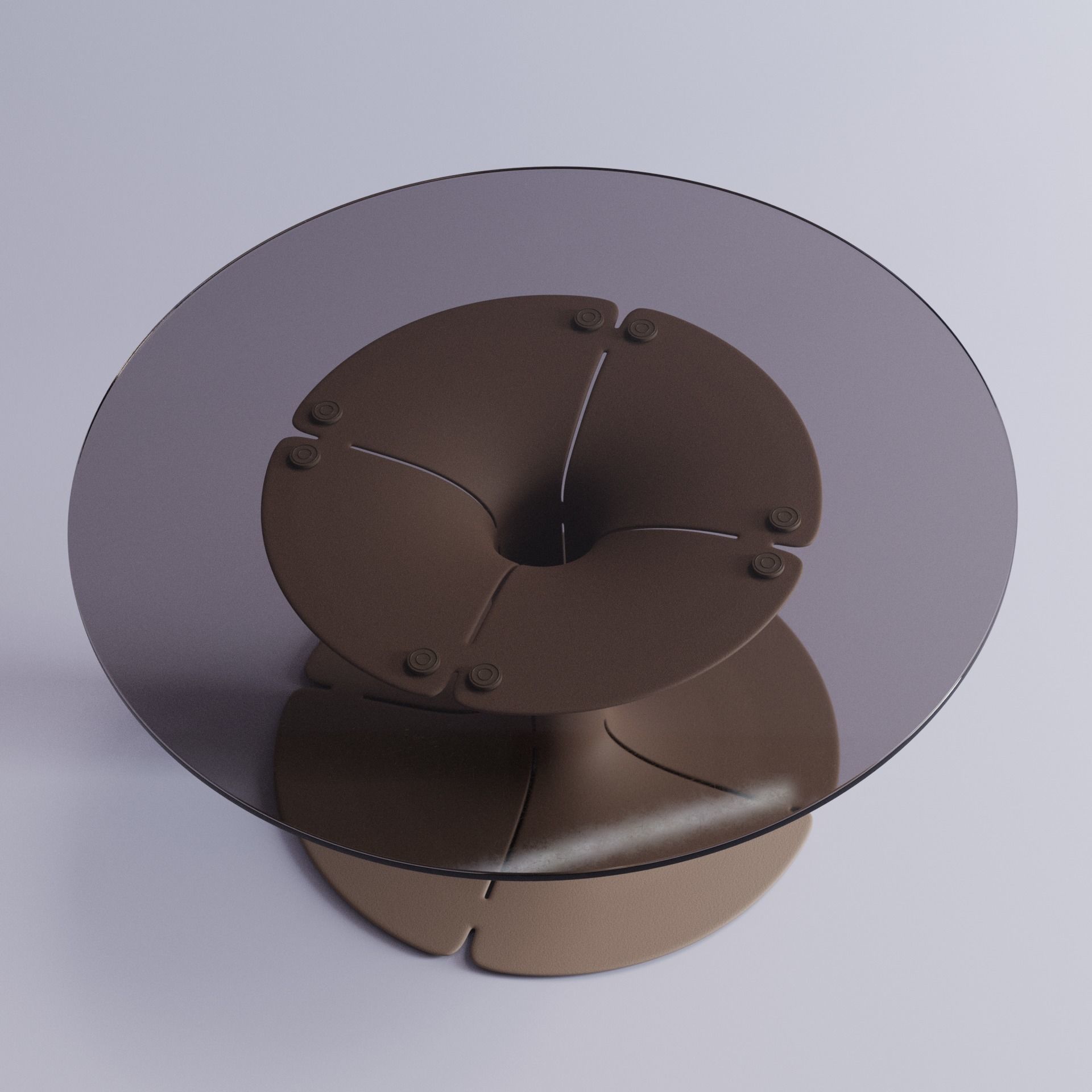 Elysee designer Table 3D model_1