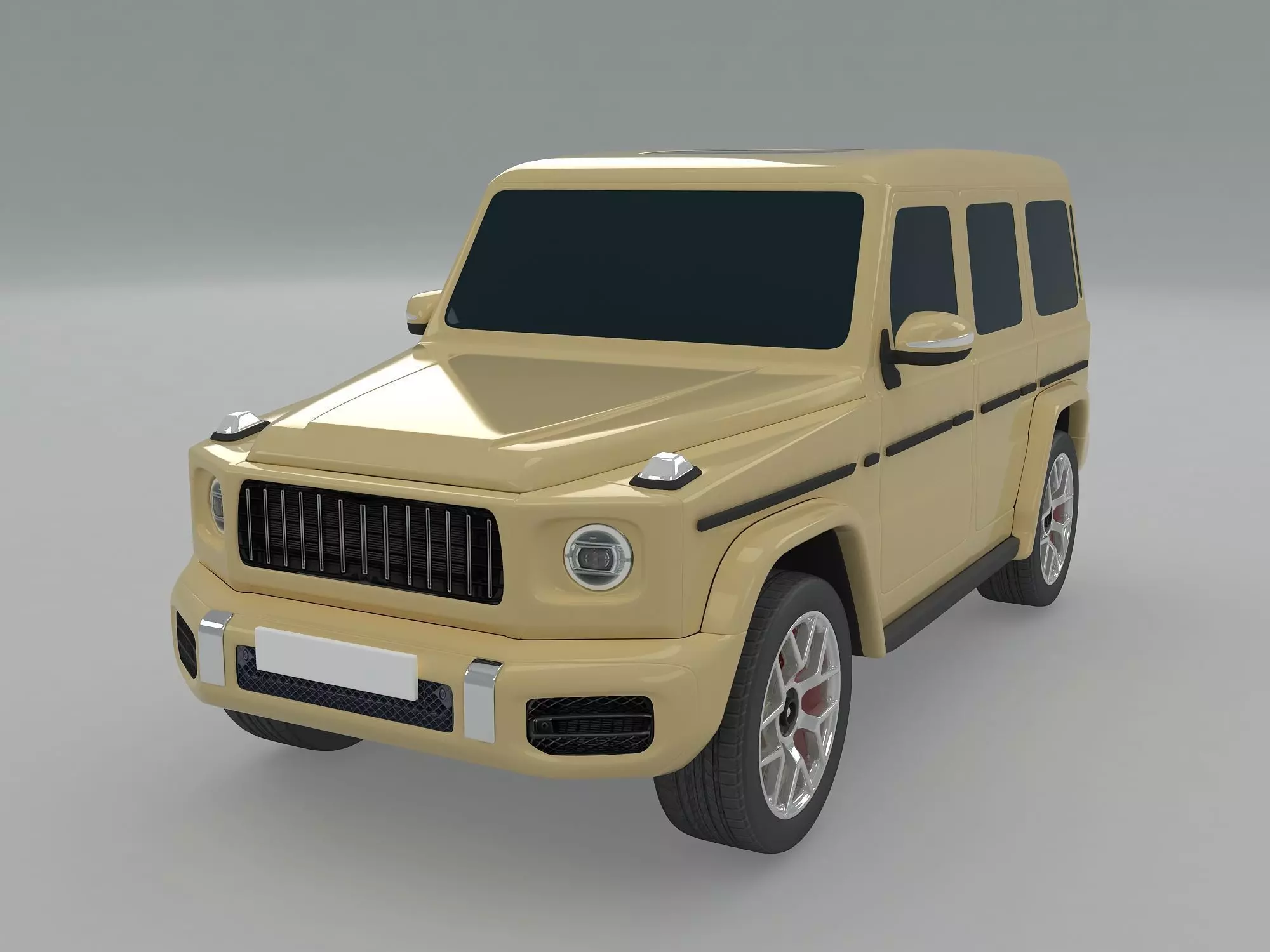 AMG-G63 Highpoly Free 3D model_0