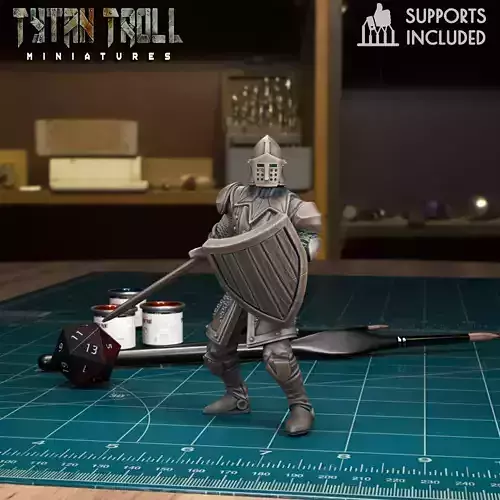 Castle Soldier 06 - Pre-Supported