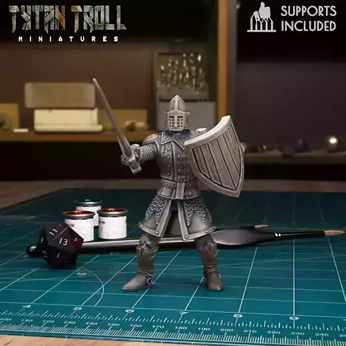 Castle Soldier 05 - Pre-Supported