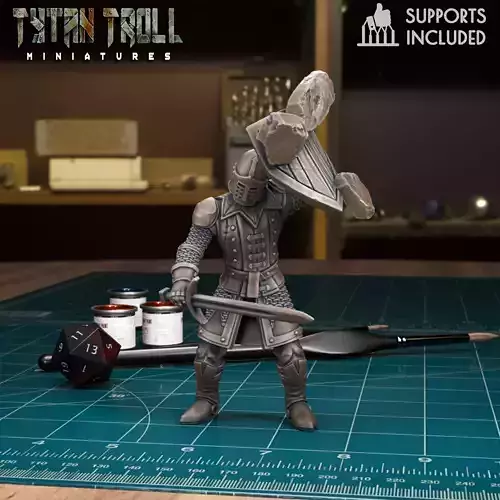 Castle Soldier 02 - Pre-Supported