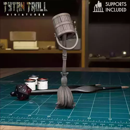 Enchanted Broom 04 - Pre-Supported