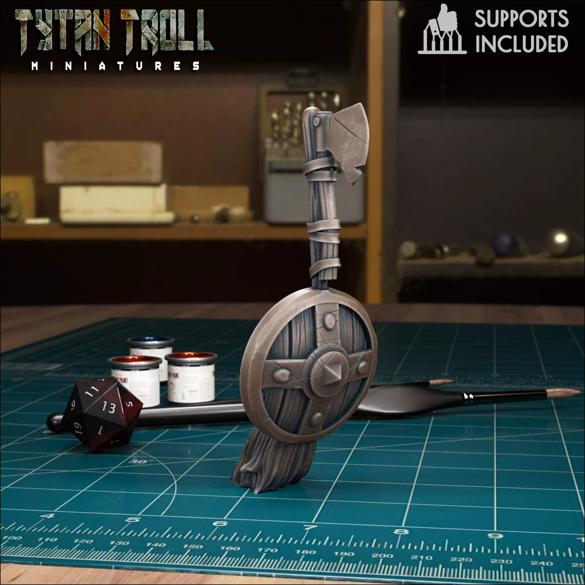 Enchanted Broom 03- Pre-Supported 3D print model