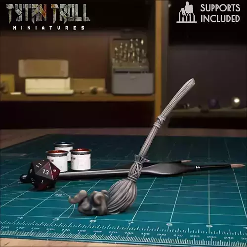 Enchanted Broom 02 - Pre-Supported