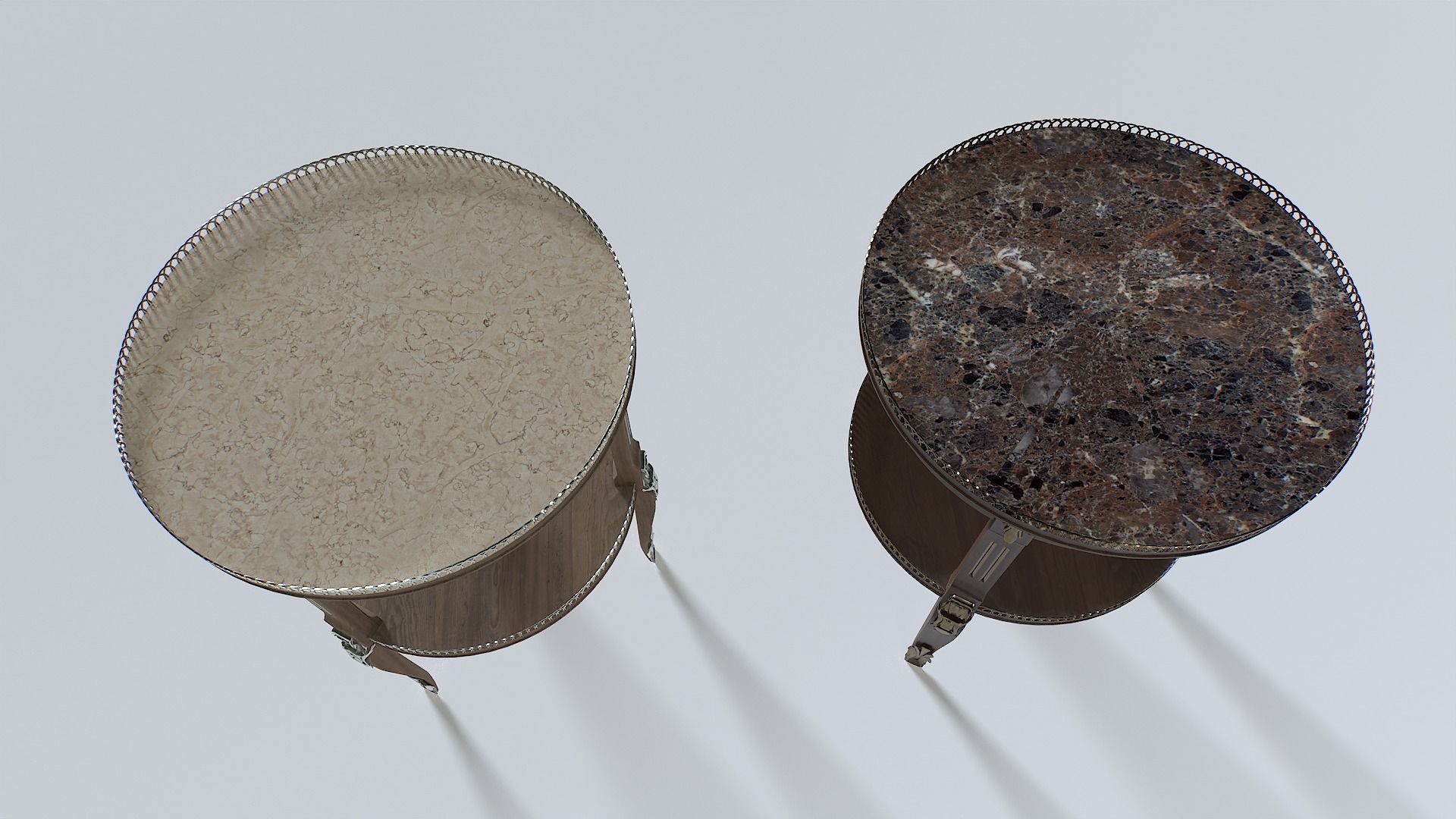 End table pack 2 Low-poly 3D model_6