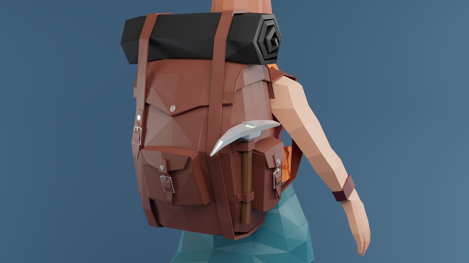 Low Poly Stylized Game Character Low-poly 3D model Low-poly 3D model_8