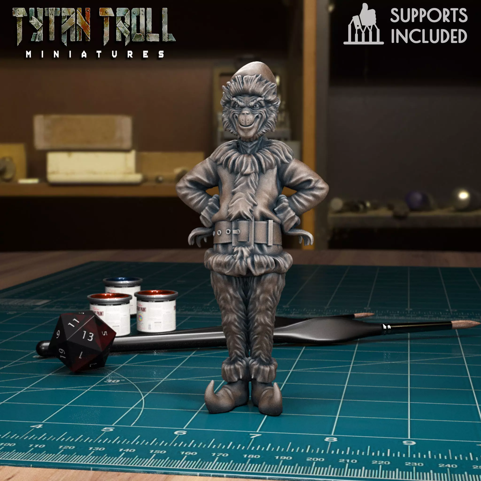 The Grinch - Pre-Supported 3D print model_0