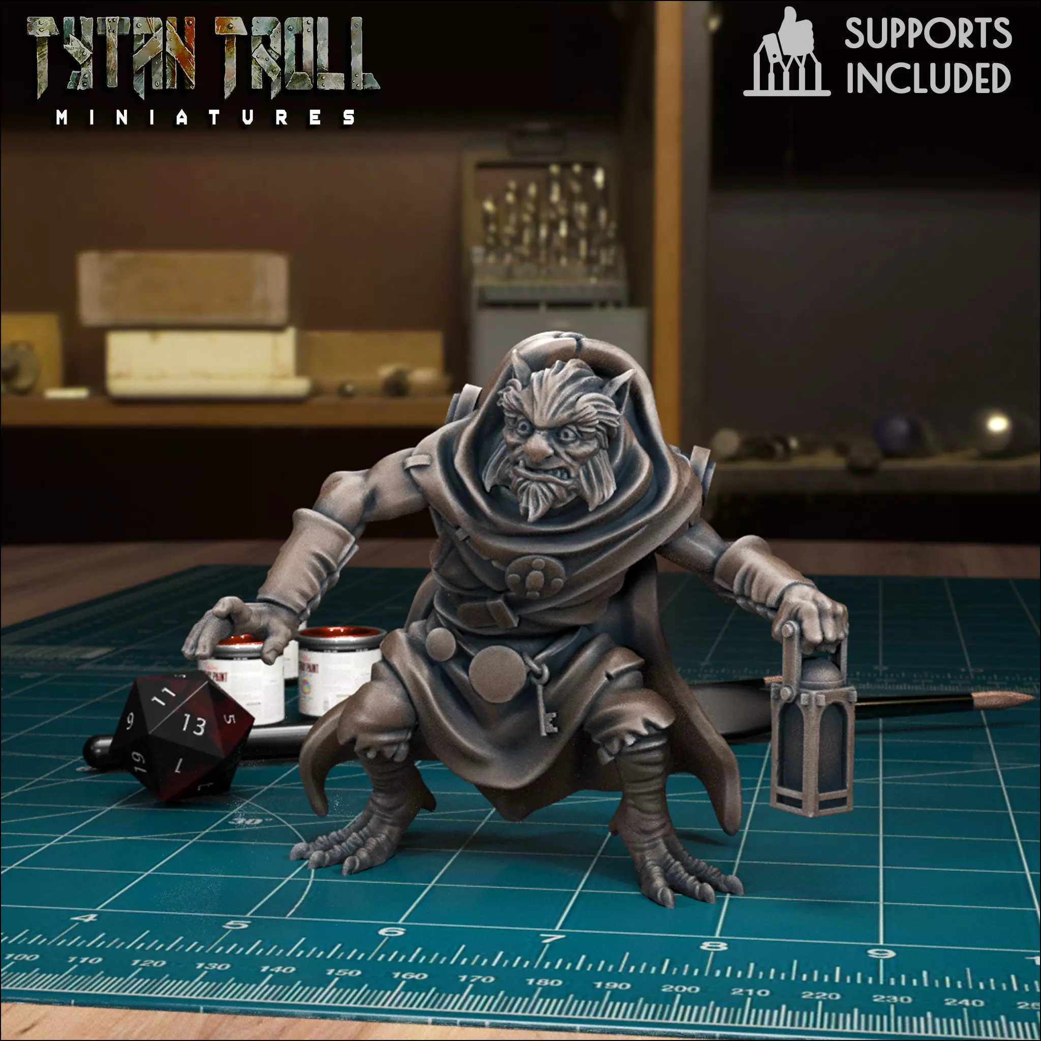 Curse of Strahd - Cyrus Belview - Pre-Supported 3D print model