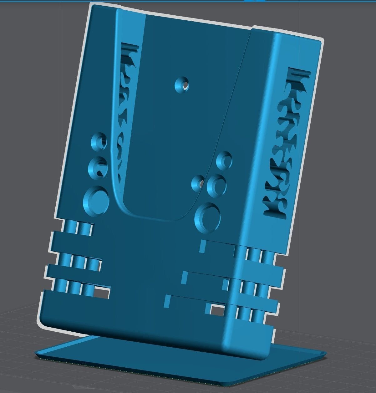 Wall Mounted Remote Control Holder 3D print model_1