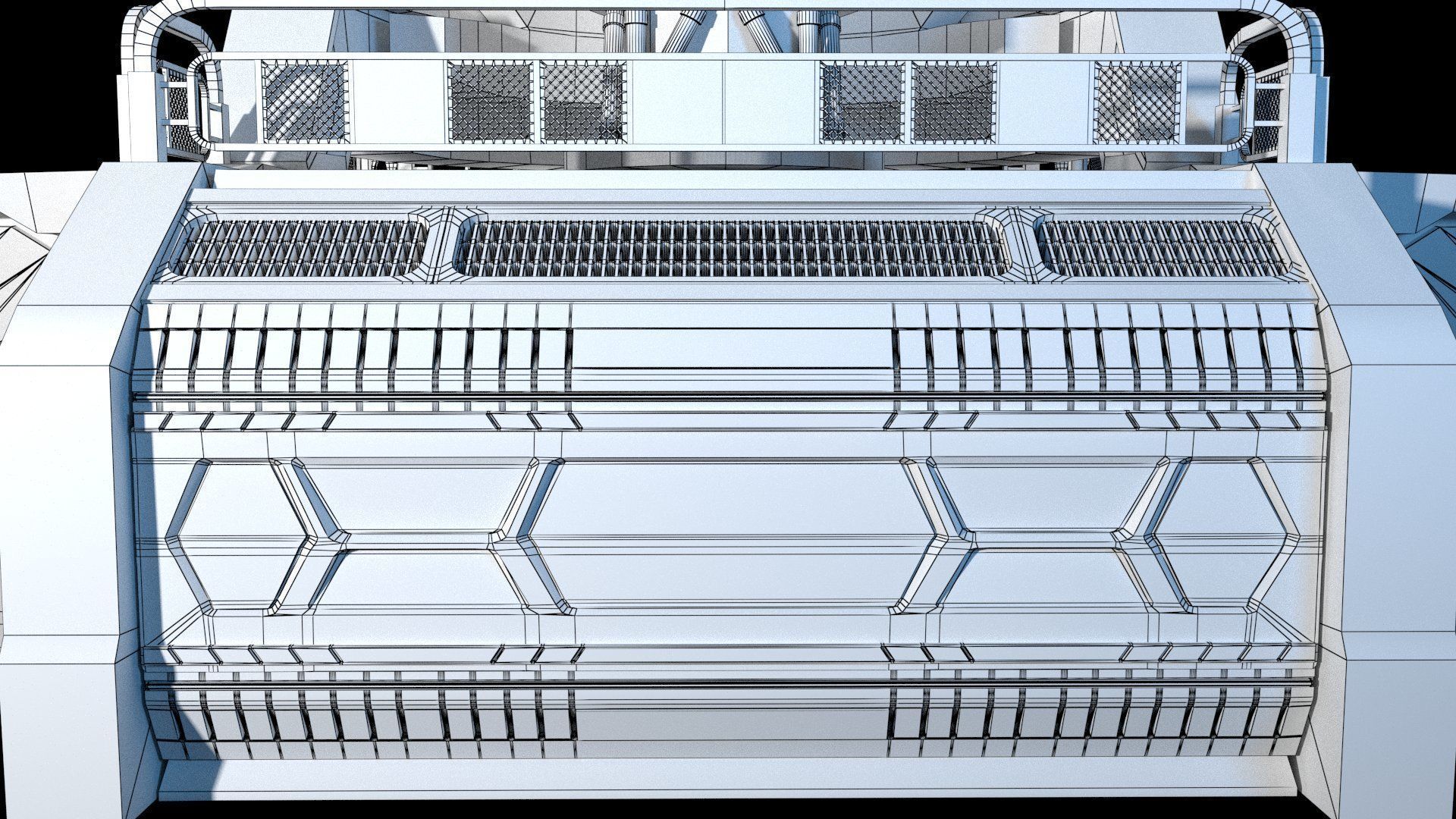 satellite 01 Low-poly 3D model_18