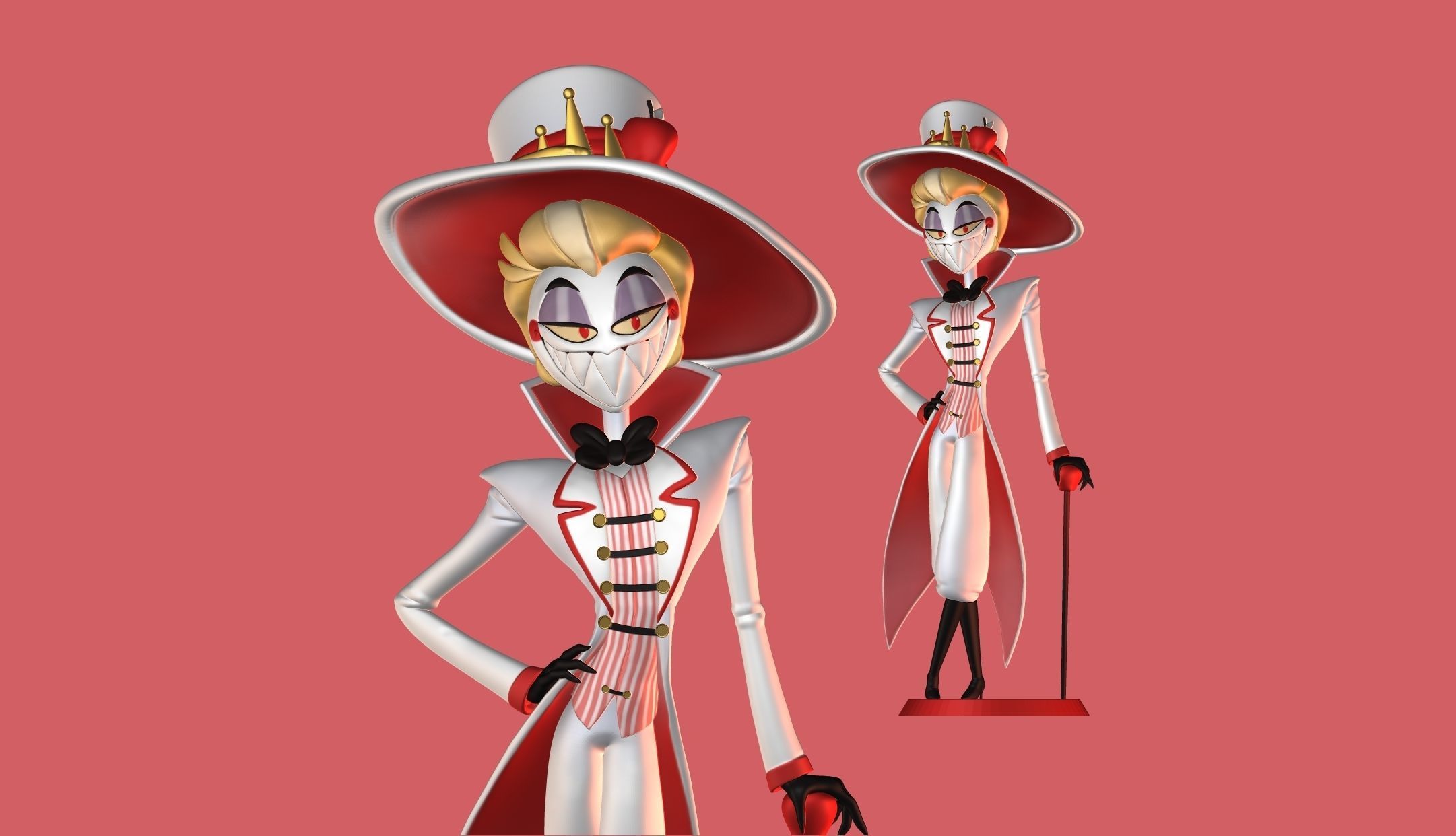 Lucifer Morningstar Hazbin Hotel 3D print model_2