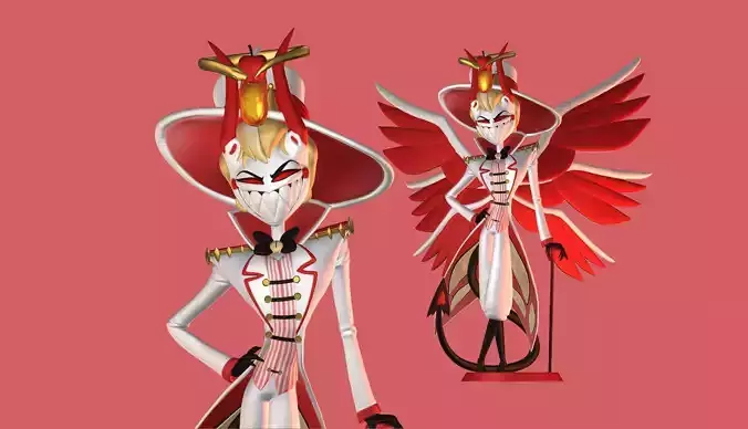 Lucifer Morningstar Hazbin Hotel 3D print model