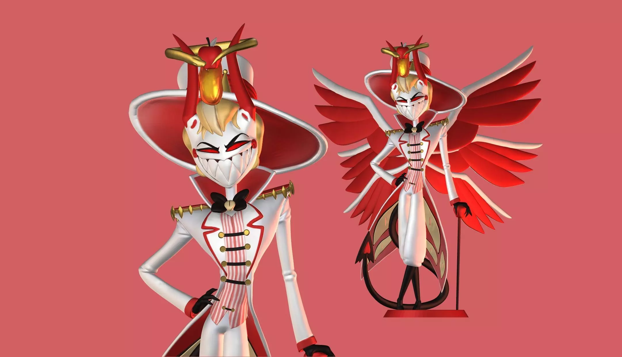 Lucifer Morningstar Hazbin Hotel 3D print model_0