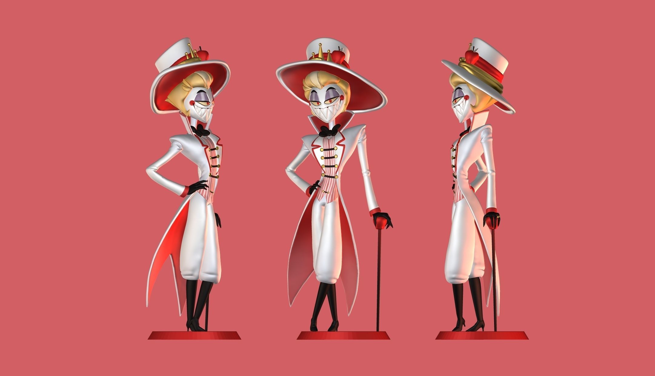 Lucifer Morningstar Hazbin Hotel 3D print model_3