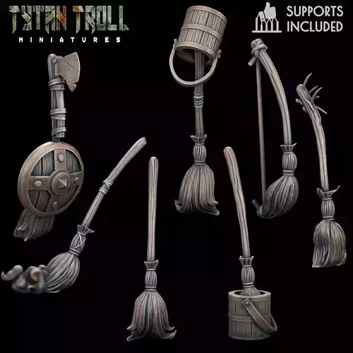 Enchanted Broom Pack - Pre-Supported